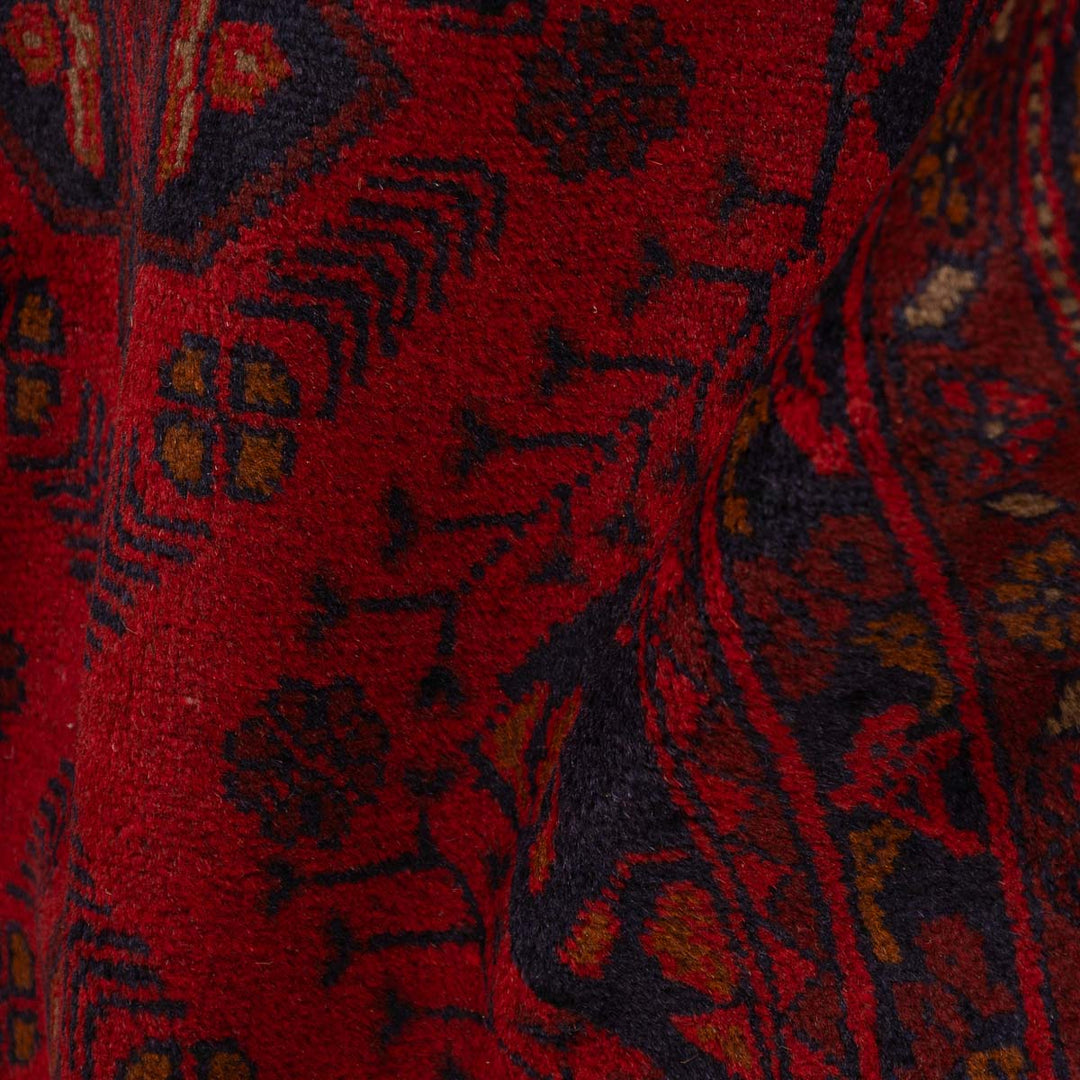 שטיח אפגני חלממדי 00 אדום 296*80