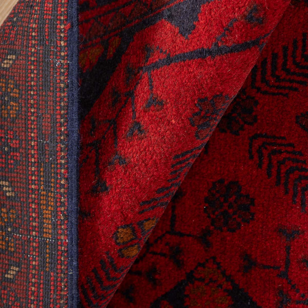 שטיח אפגני חלממדי 00 אדום 296*80