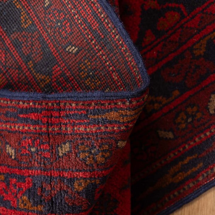 שטיח אפגני חלממדי 00 אדום 296*80