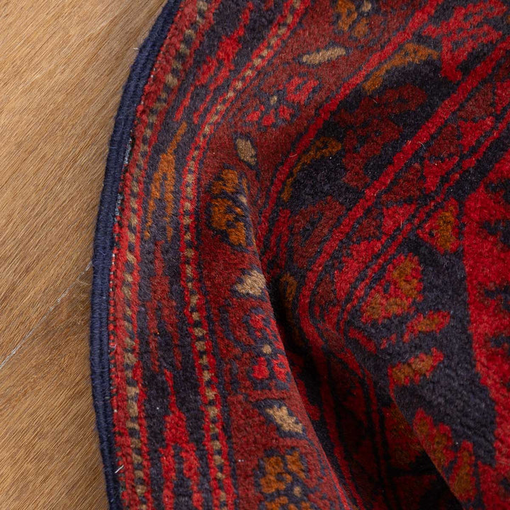 שטיח אפגני חלממדי 00 אדום 296*80