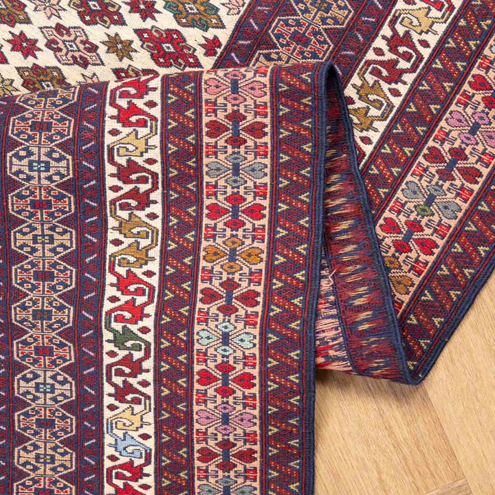 שטיח סומק פרסי 00 צבעוני 206*126| Persian Sumak