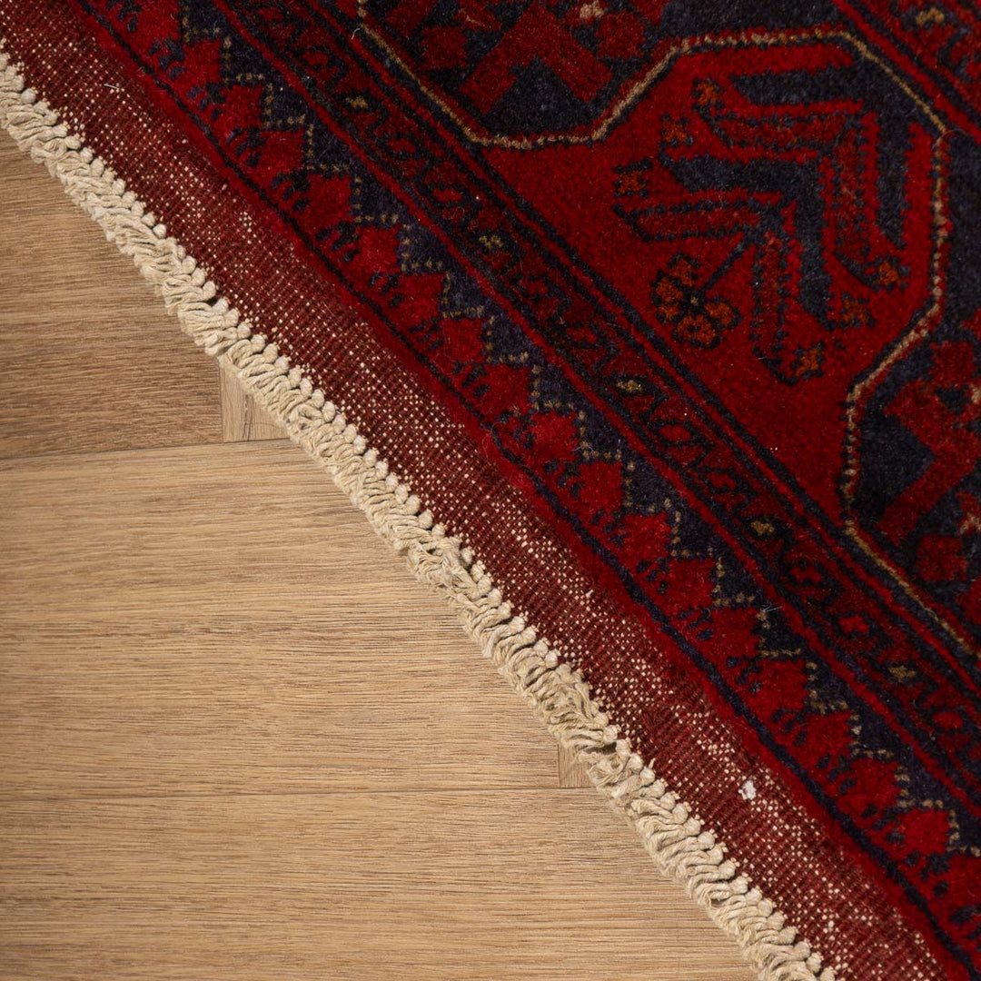 שטיח אפגני חלממדי 00 אדום 296*88