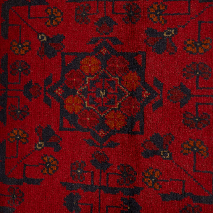 שטיח אפגני חלממדי 00 אדום 296*88