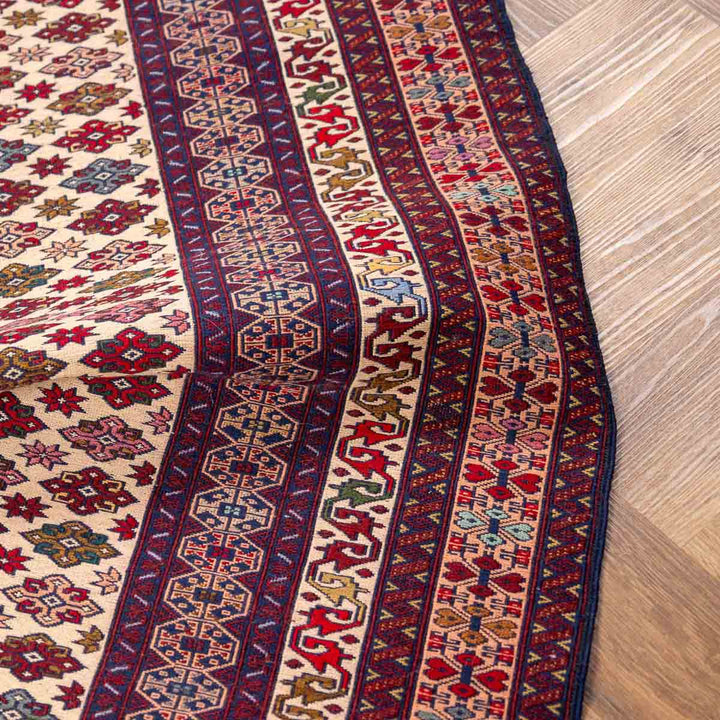 שטיח סומק פרסי 00 צבעוני 206*126| Persian Sumak