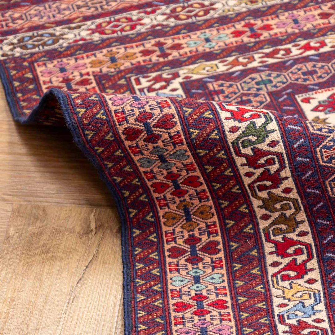 שטיח סומק פרסי 00 צבעוני 206*126| Persian Sumak