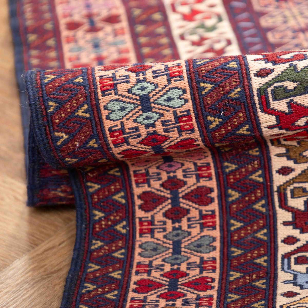 שטיח סומק פרסי 00 צבעוני 206*126| Persian Sumak