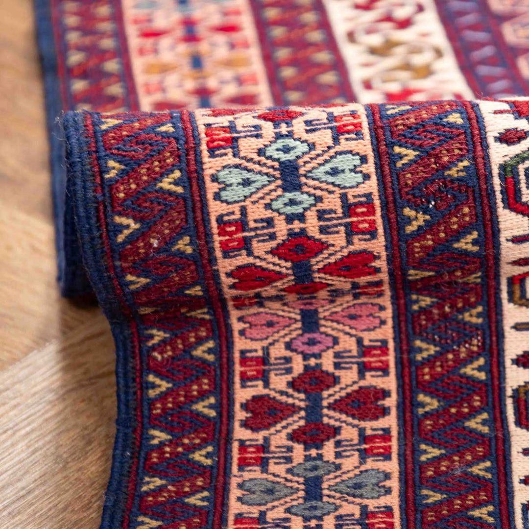 שטיח סומק פרסי 00 צבעוני 206*126| Persian Sumak