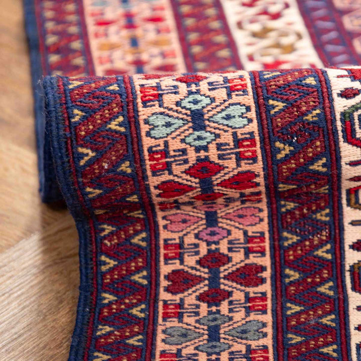 שטיח סומק פרסי 00 צבעוני 206*126| Persian Sumak