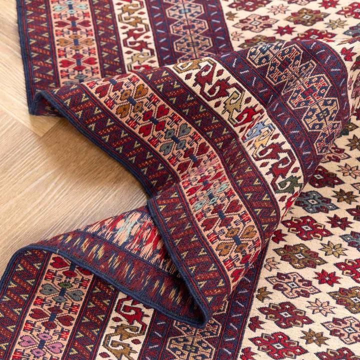 שטיח סומק פרסי 00 צבעוני 206*126| Persian Sumak