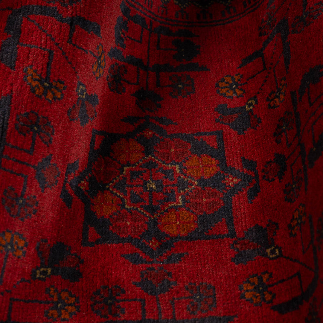 שטיח אפגני חלממדי 00 אדום 296*88