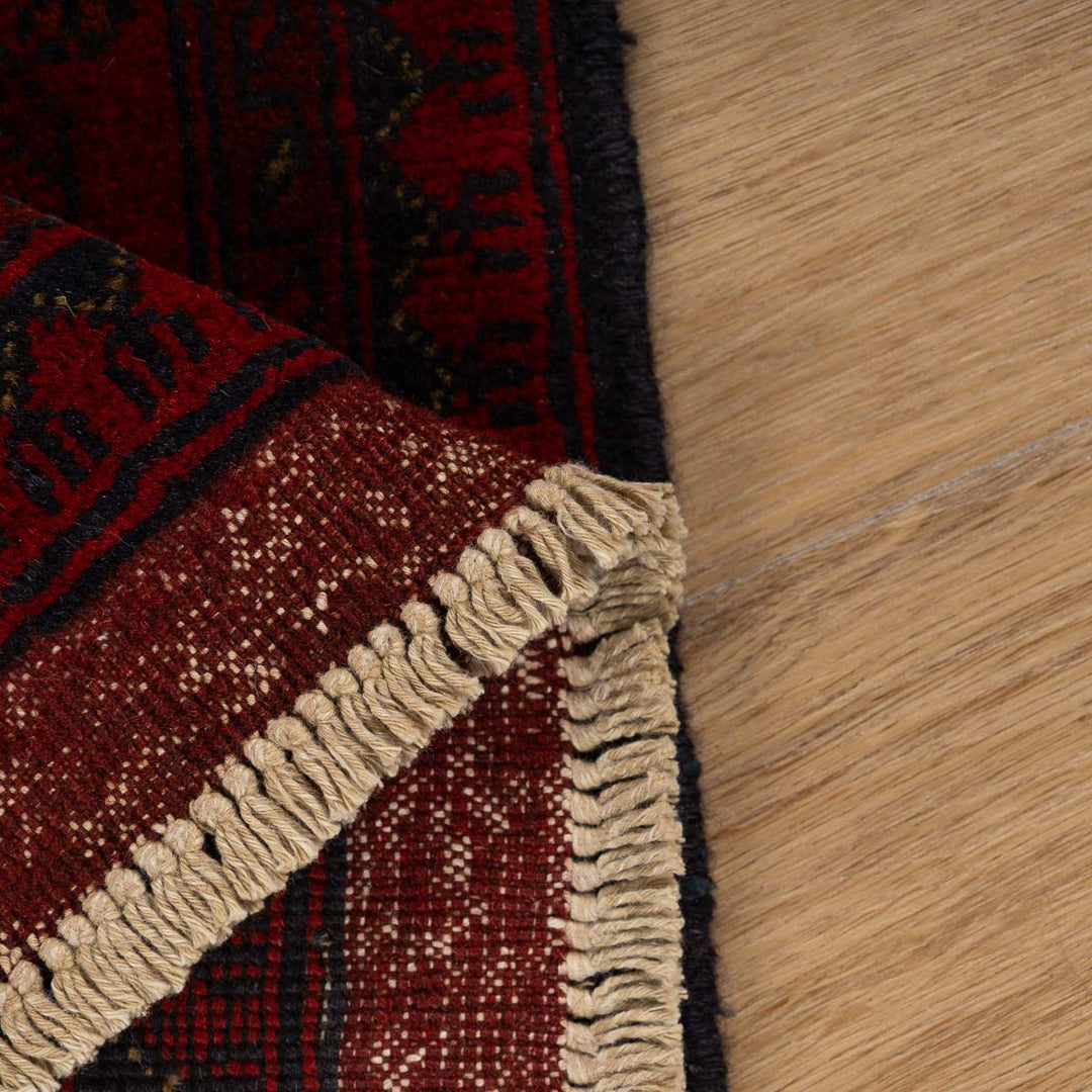 שטיח אפגני חלממדי 00 אדום 296*88