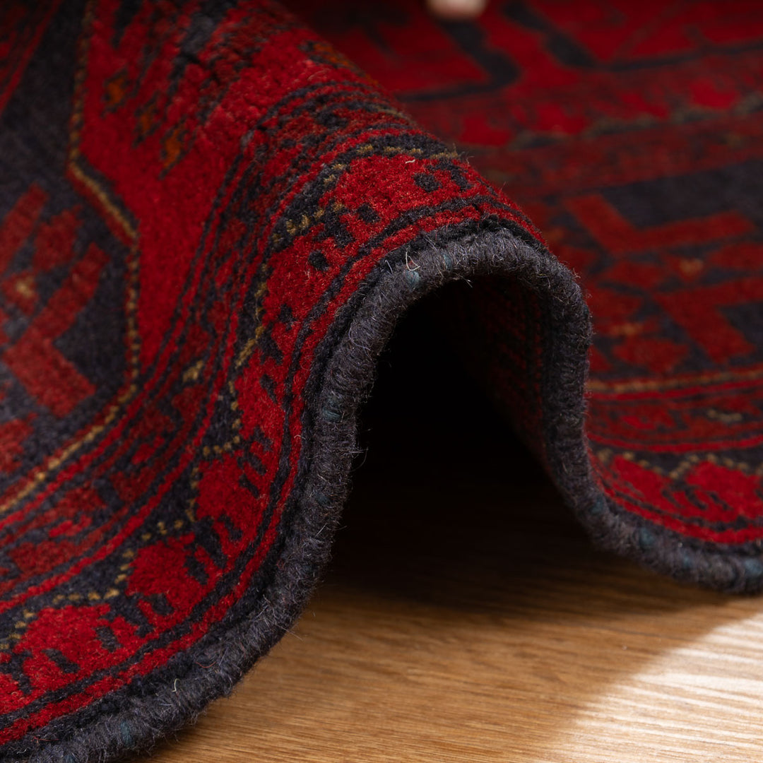 שטיח אפגני חלממדי 00 אדום 296*88