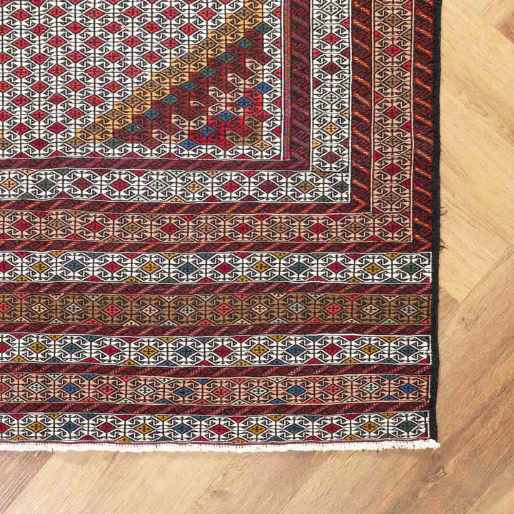 שטיח סומק פרסי 00 צבעוני 219*133| Persian Sumak