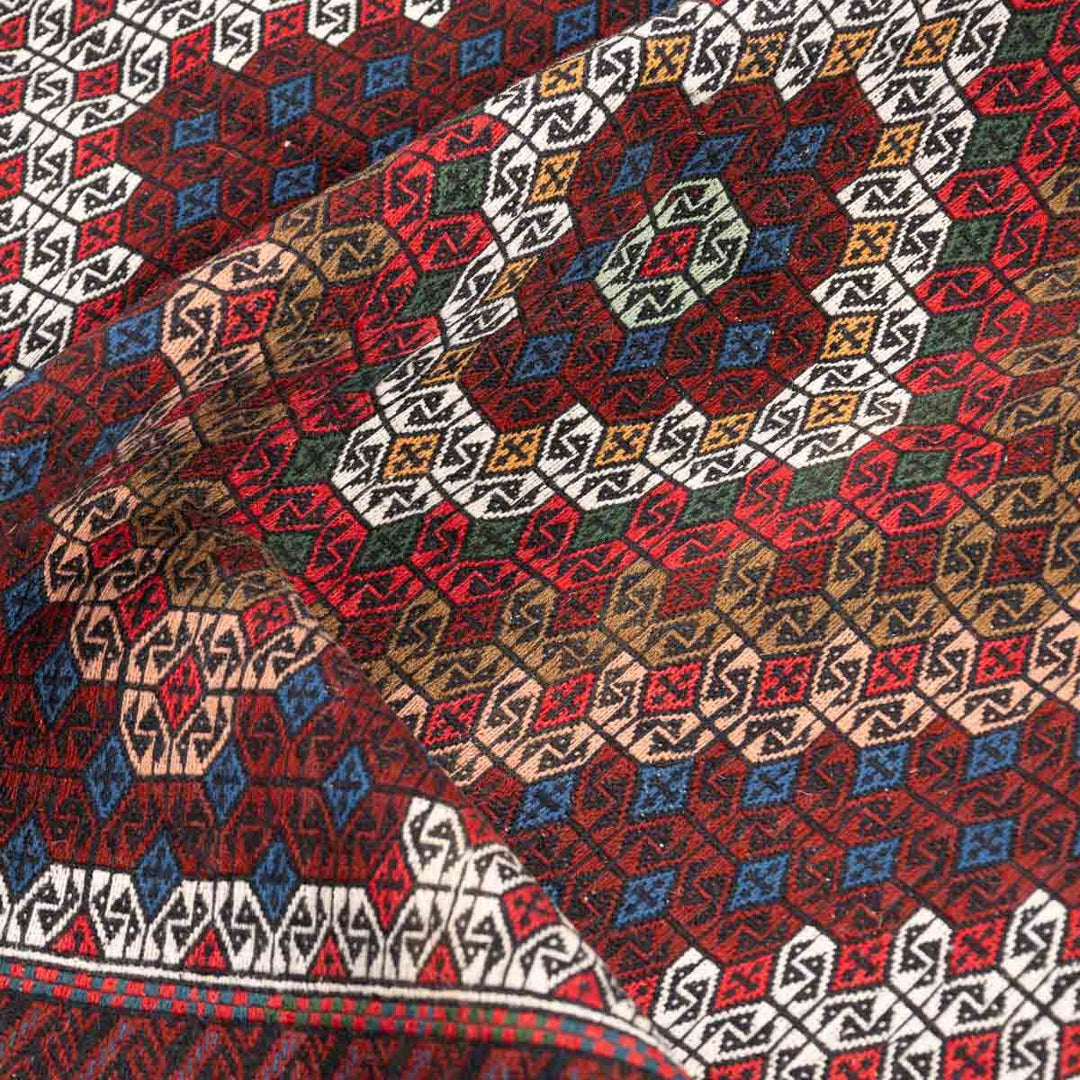 שטיח סומק פרסי 00 צבעוני 219*133| Persian Sumak