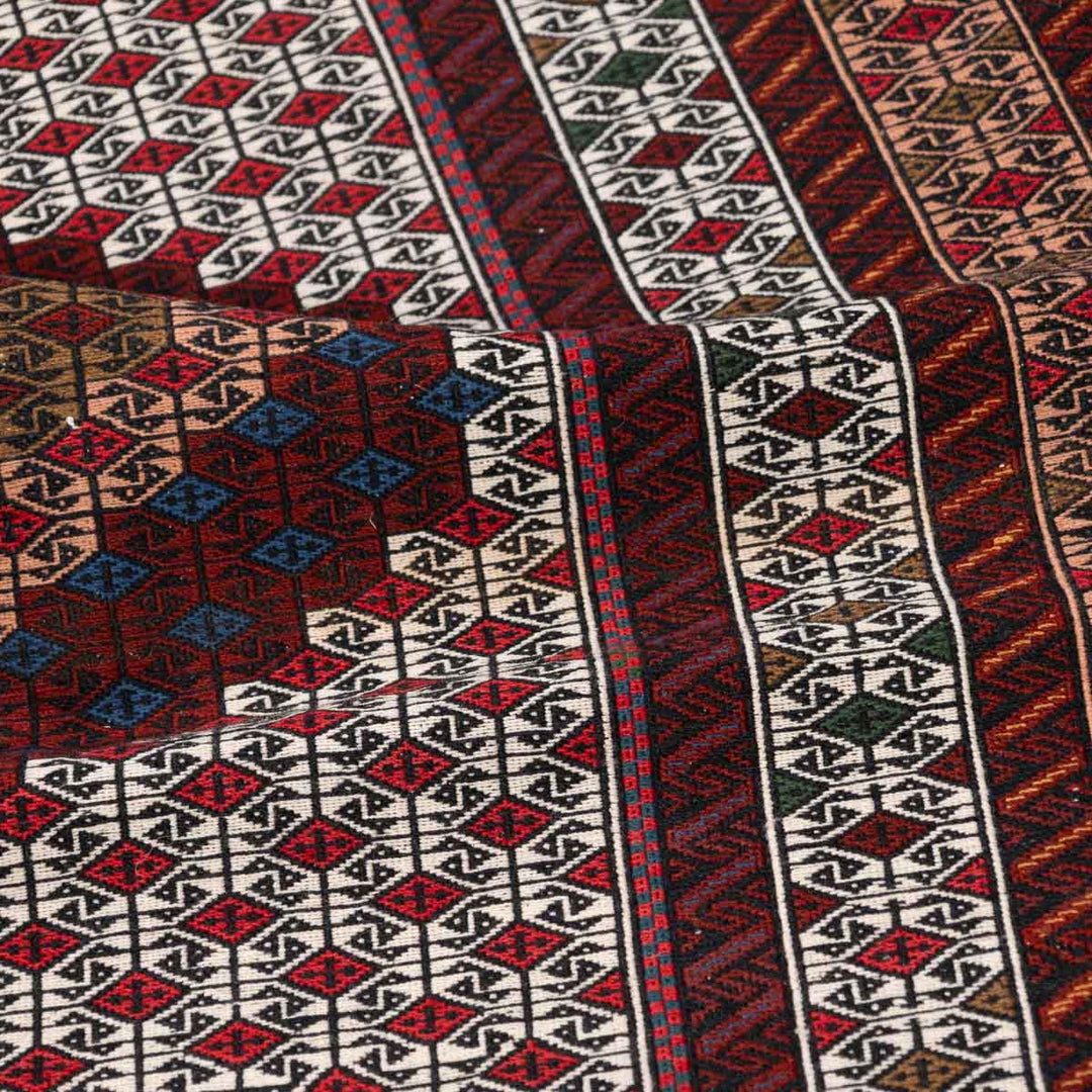 שטיח סומק פרסי 00 צבעוני 219*133| Persian Sumak