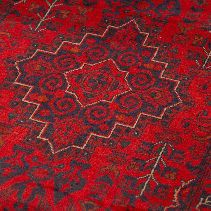 שטיח אפגני חלממדי 00 אדום 298*81