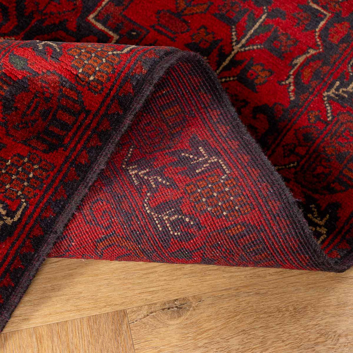 שטיח אפגני חלממדי 00 אדום 298*81