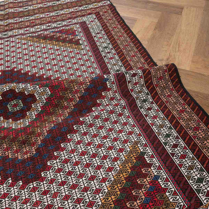 שטיח סומק פרסי 00 צבעוני 219*133| Persian Sumak