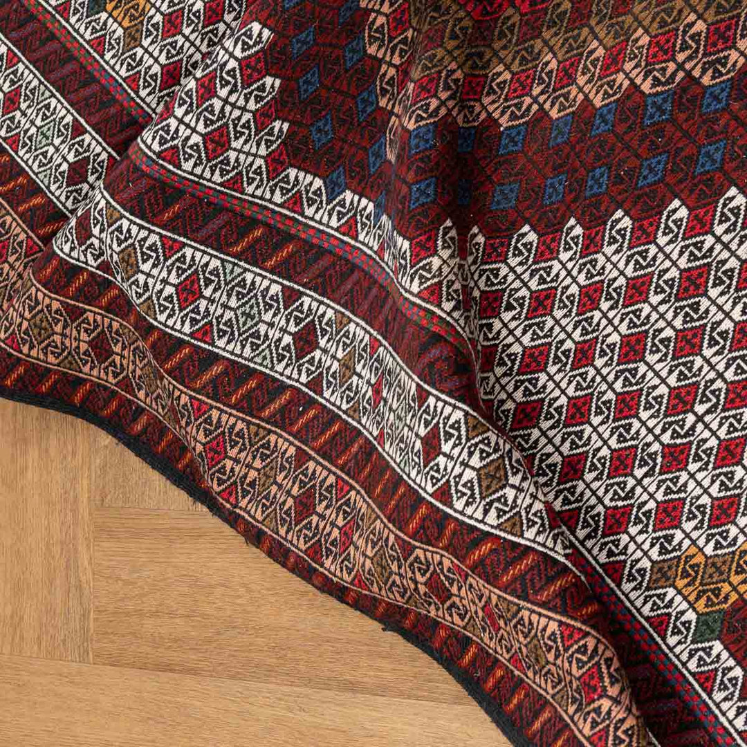 שטיח סומק פרסי 00 צבעוני 219*133| Persian Sumak