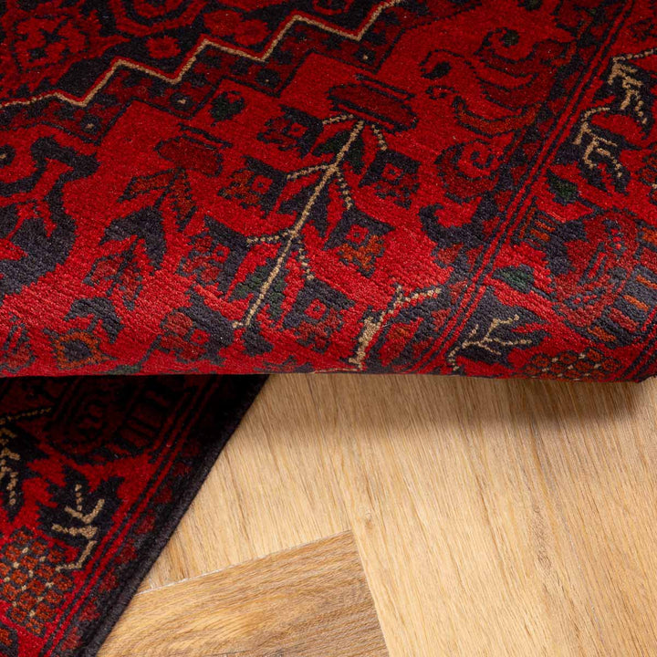 שטיח אפגני חלממדי 00 אדום 298*81