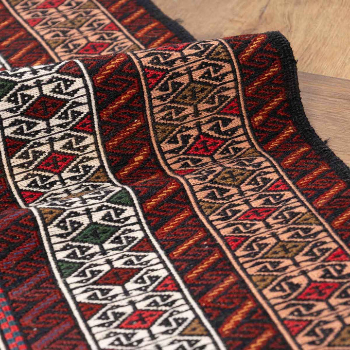 שטיח סומק פרסי 00 צבעוני 219*133| Persian Sumak