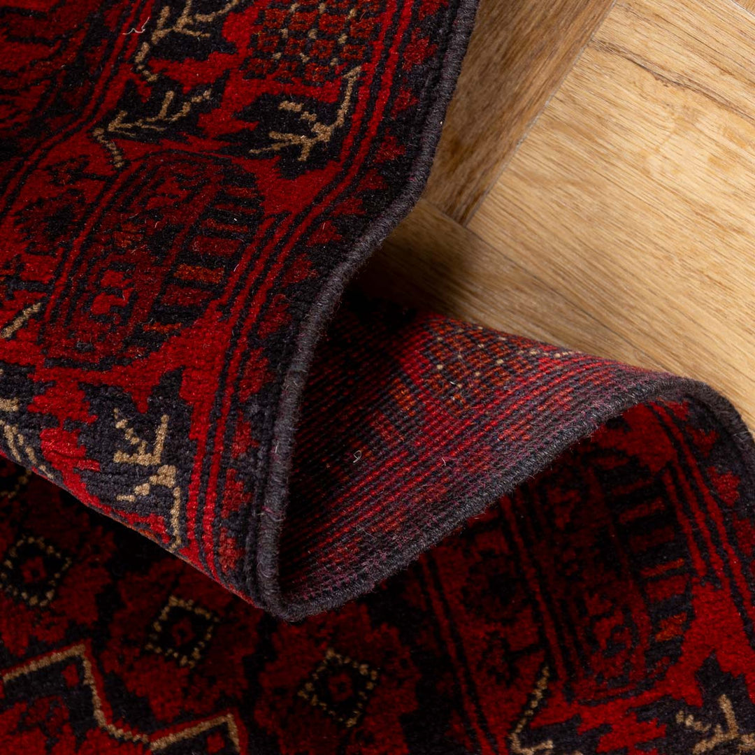 שטיח אפגני חלממדי 00 אדום 298*81