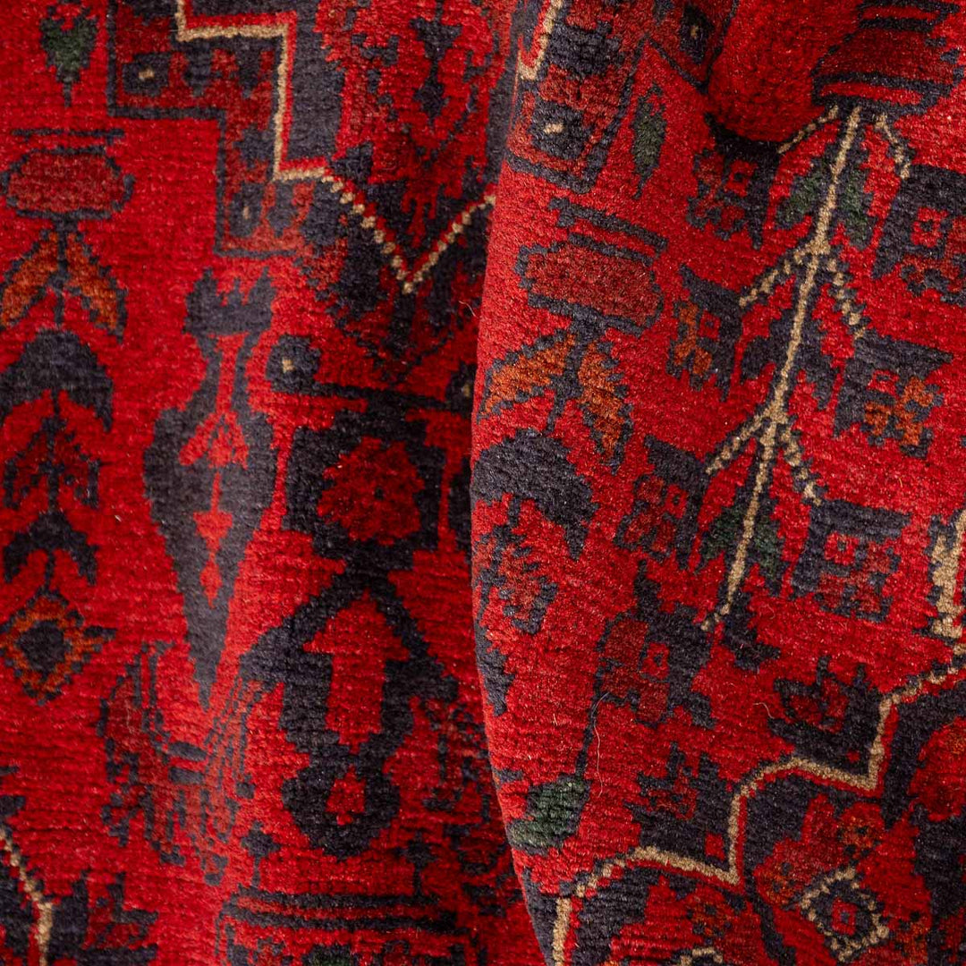 שטיח אפגני חלממדי 00 אדום 298*81