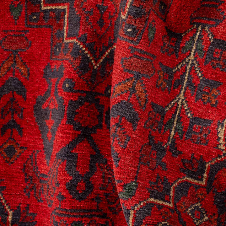 שטיח אפגני חלממדי 00 אדום 298*81