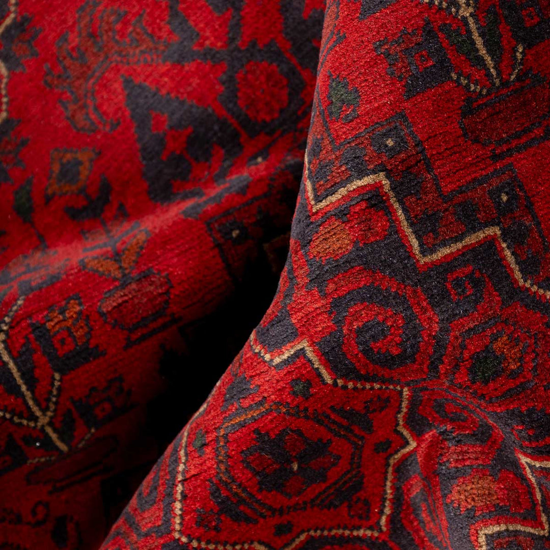 שטיח אפגני חלממדי 00 אדום 298*81