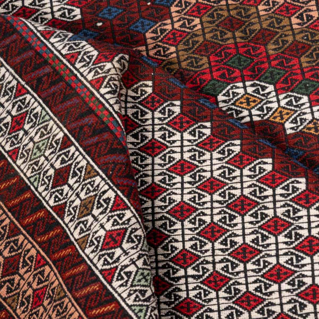 שטיח סומק פרסי 00 צבעוני 219*133| Persian Sumak