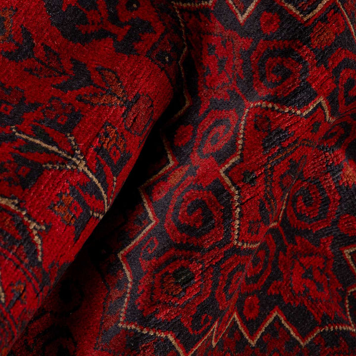 שטיח אפגני חלממדי 00 אדום 298*81