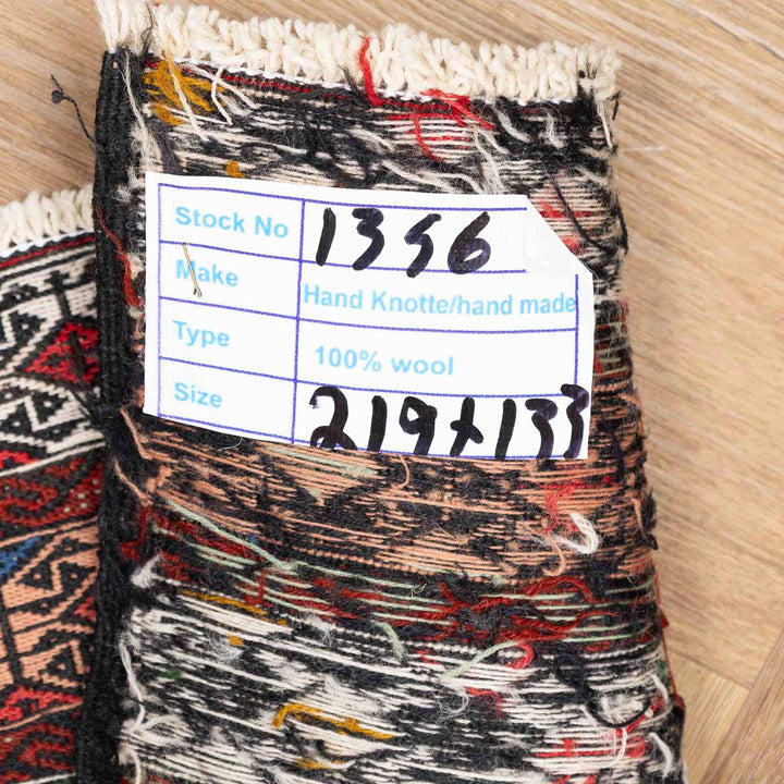 שטיח סומק פרסי 00 צבעוני 219*133| Persian Sumak