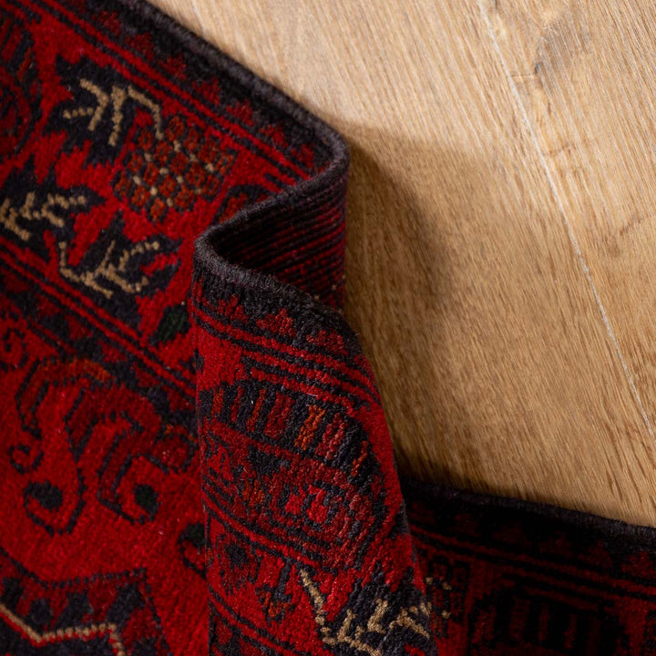 שטיח אפגני חלממדי 00 אדום 298*81