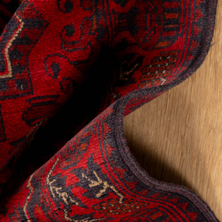 שטיח אפגני חלממדי 00 אדום 298*81