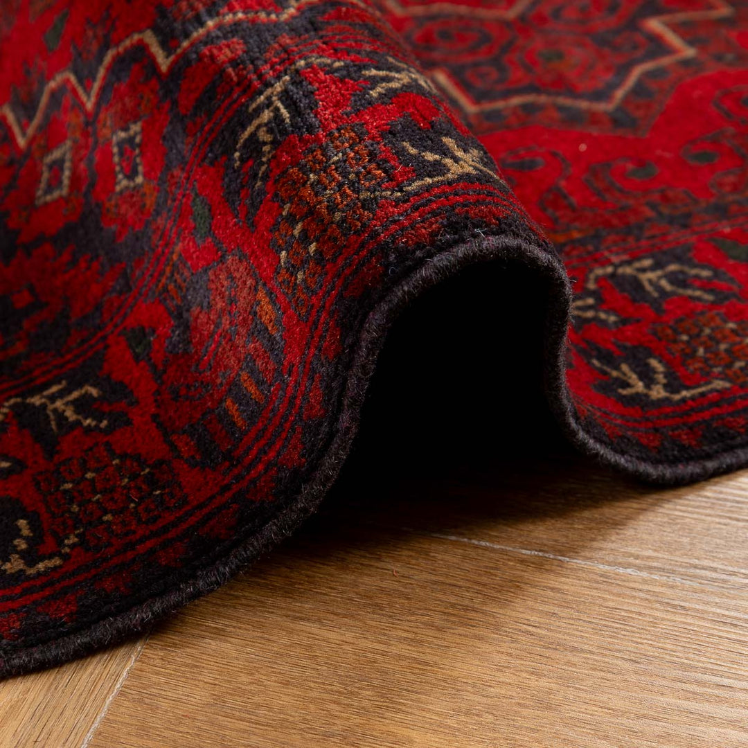 שטיח אפגני חלממדי 00 אדום 298*81