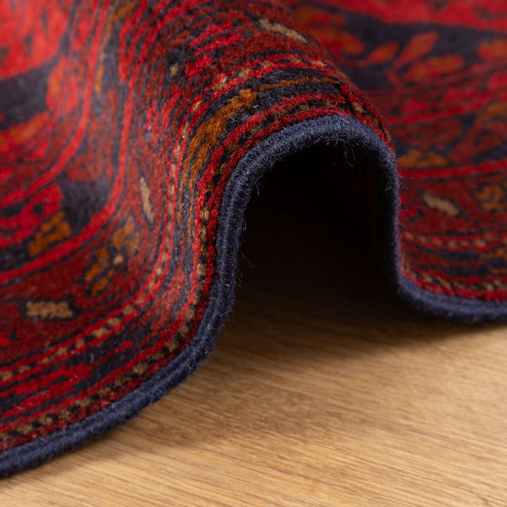 שטיח אפגני חלממדי 00 אדום 296*80