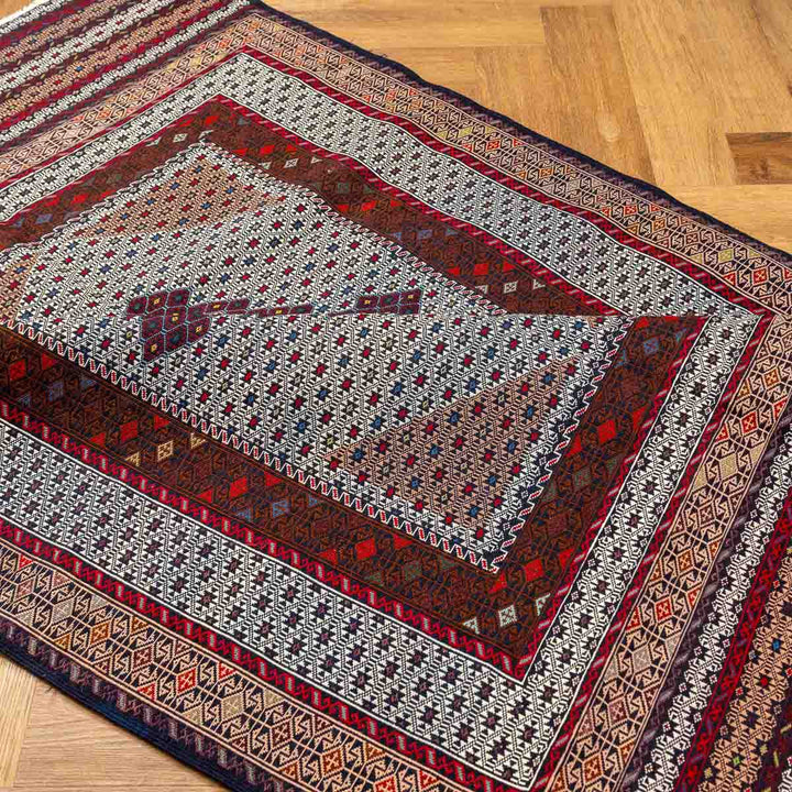 שטיח סומק פרסי 00 צבעוני 187*124 | Persian Sumak