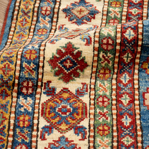 שטיח סופר קזאק 00 כחול 204*149 | Super Kazak