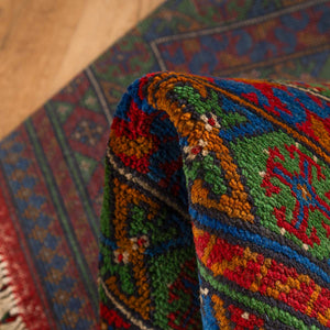 שטיח אפגני בוכרה 00 כחול 244*169 | Bokhara Rug
