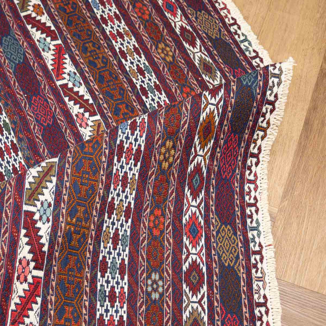 שטיח סומק פרסי 00 צבעוני 197*118 | Persian Sumak