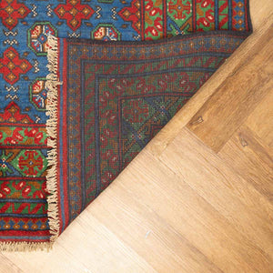 שטיח  אפגני בוכרה 00 כחול 198*151  | Bokhara Rug