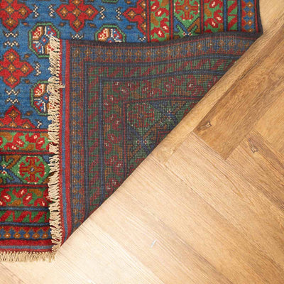 שטיח  אפגני בוכרה 00 כחול 198*151  | Bokhara Rug