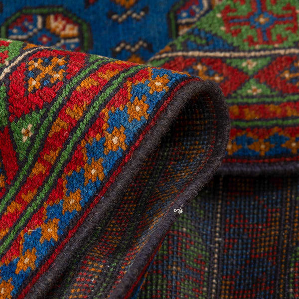 שטיח אפגני בוכרה 00 כחול 244*169 | Bokhara Rug