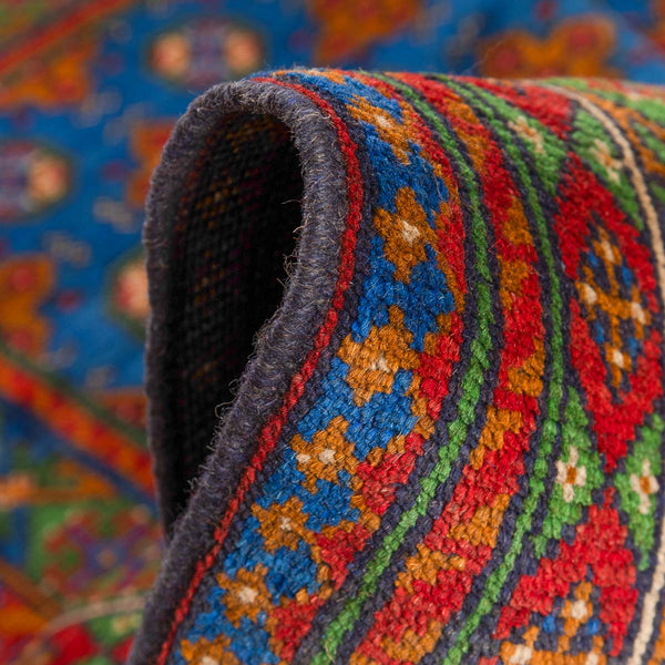 שטיח אפגני בוכרה 00 כחול 244*169 | Bokhara Rug