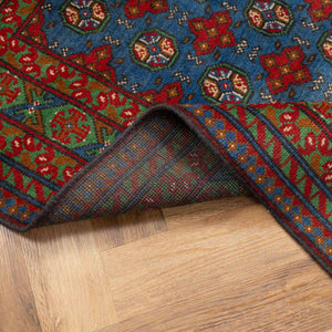 שטיח  אפגני בוכרה 00 כחול 198*151  | Bokhara Rug