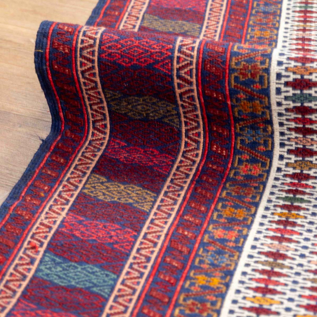 שטיח סומק פרסי 00 צבעוני 197*118 | Persian Sumak