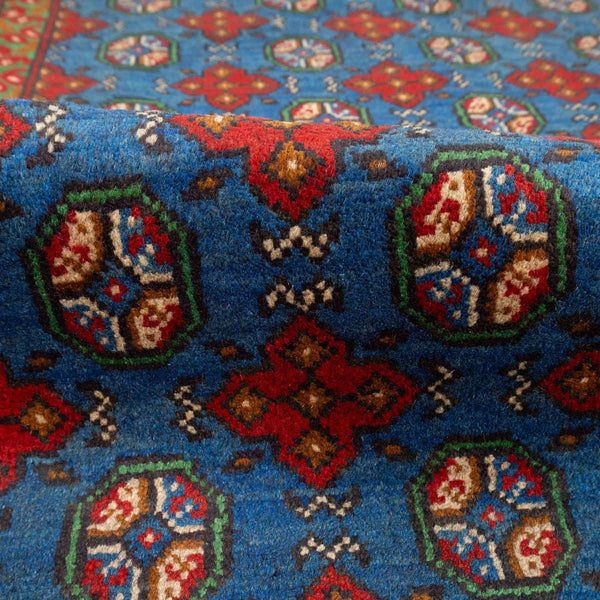 שטיח  אפגני בוכרה 00 כחול 198*151  | Bokhara Rug