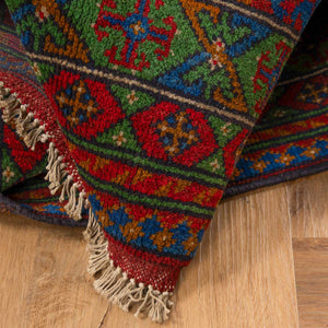 שטיח אפגני בוכרה 00 כחול 244*169 | Bokhara Rug