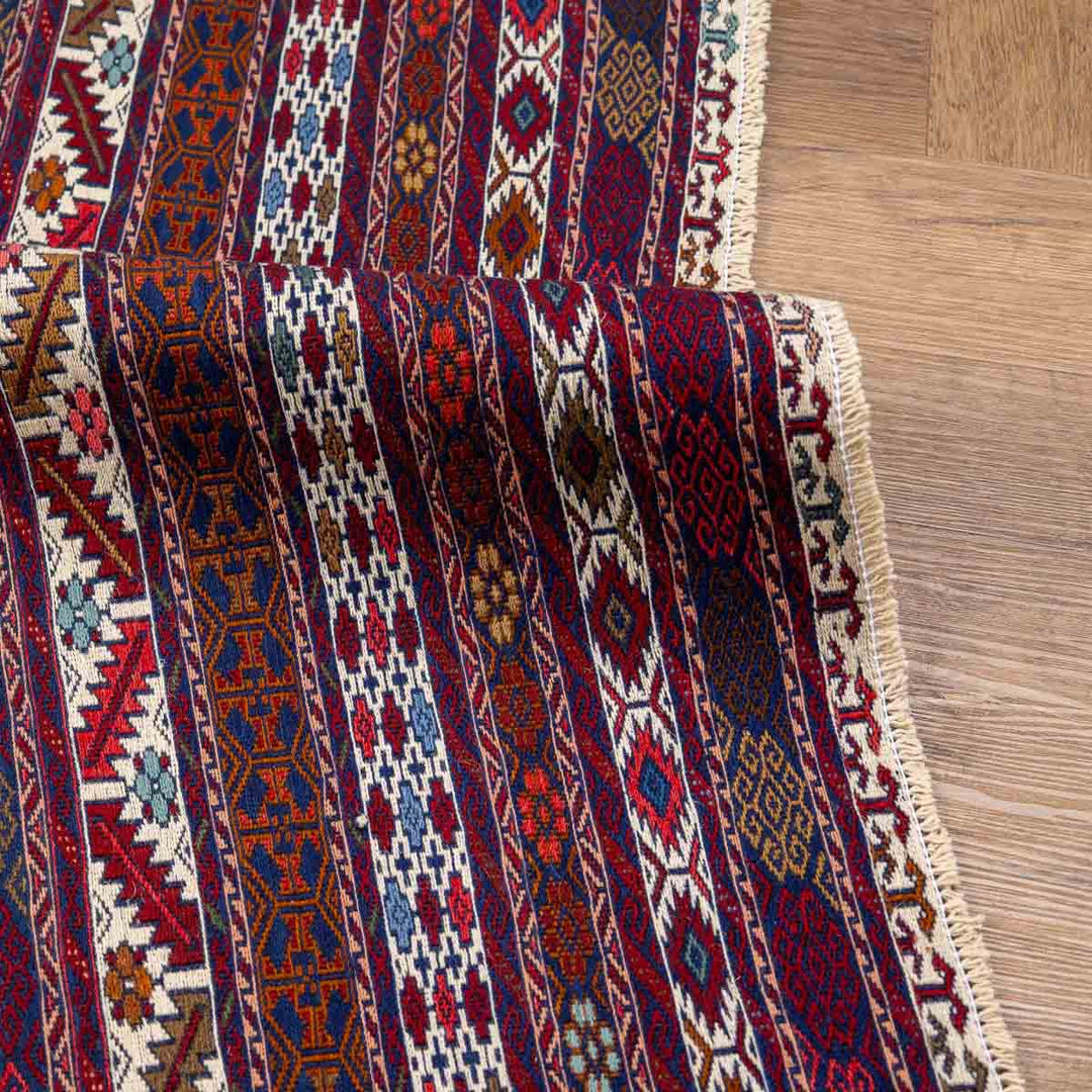 שטיח סומק פרסי 00 צבעוני 197*118 | Persian Sumak