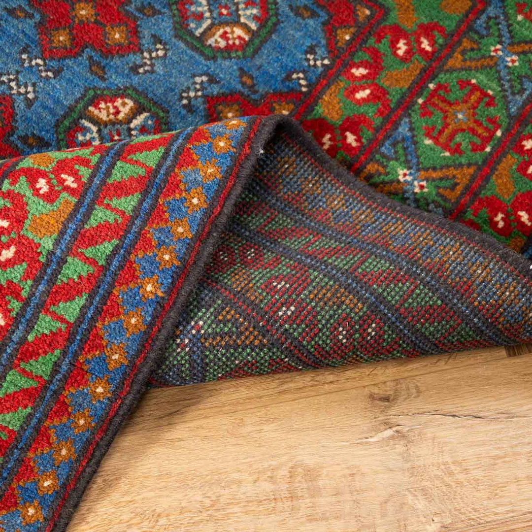 שטיח  אפגני בוכרה 00 כחול 198*151  | Bokhara Rug